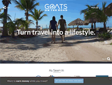 Tablet Screenshot of goatsontheroad.com